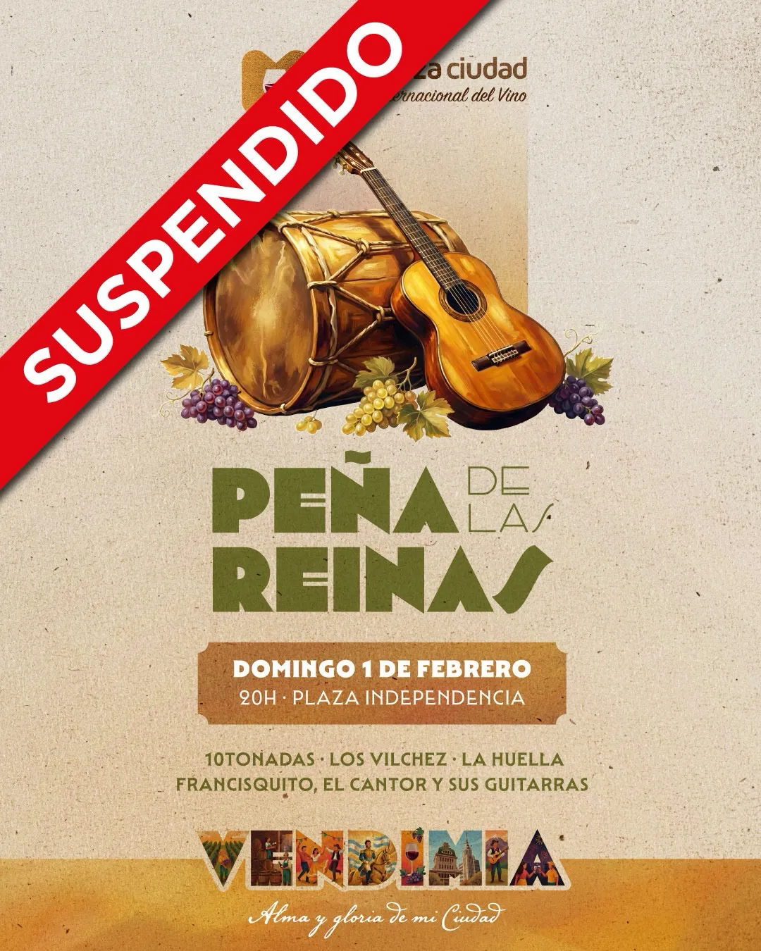 Ciudad - suspensión peña de las reinas 1 flyer