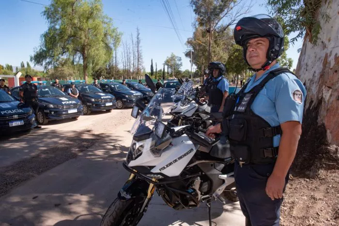 Equipamiento policial. Foto: Gobierno de Mendoza.