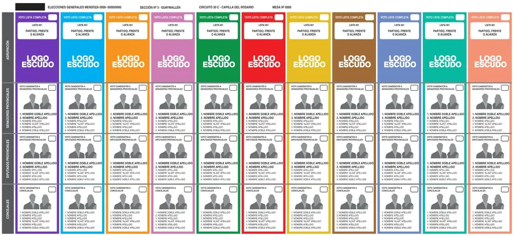 Modelo de boleta única