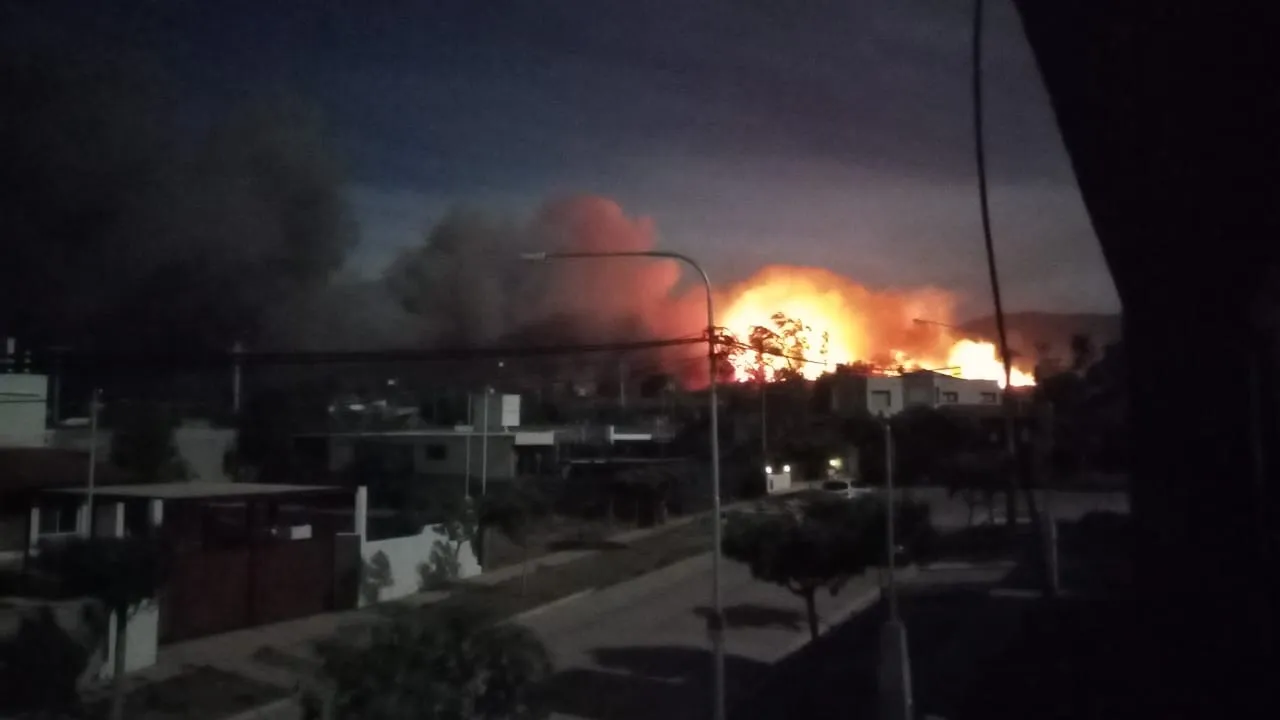 incendio challao