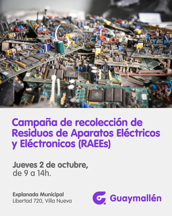 Guaymallén - Campaña de Recolección de Residuos Eléctricos y Electrónicos 2