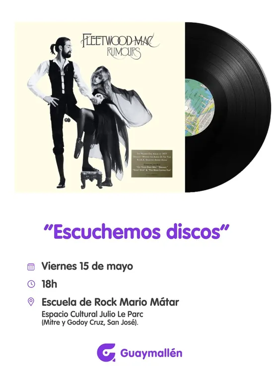 Guaymallén - flyer escuchemos discos