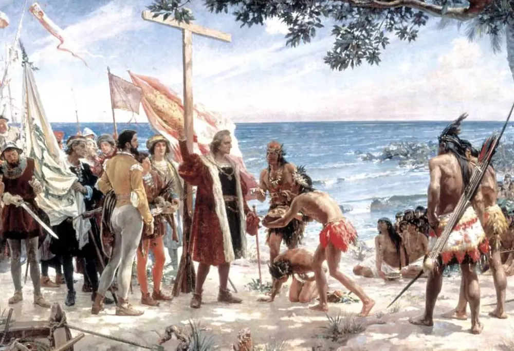 Llegada de Cristóbal Colón