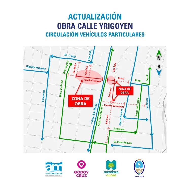 Godoy Cruz - corte Belgrano Barraquero - flyer