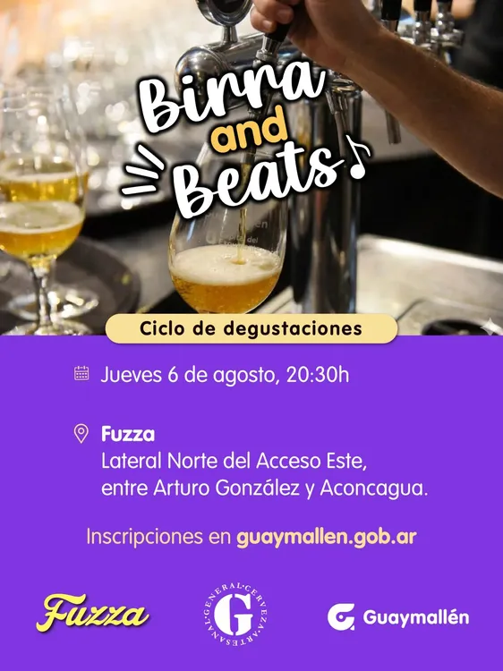 Guaymallén - Birra and Beats - flyer