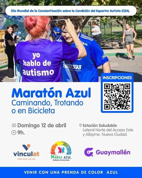 Guaymallén - Maratón Azul 2026 - flyer