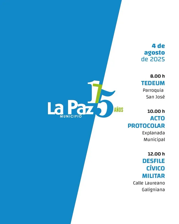 La Paz - flyer 175 aniversario