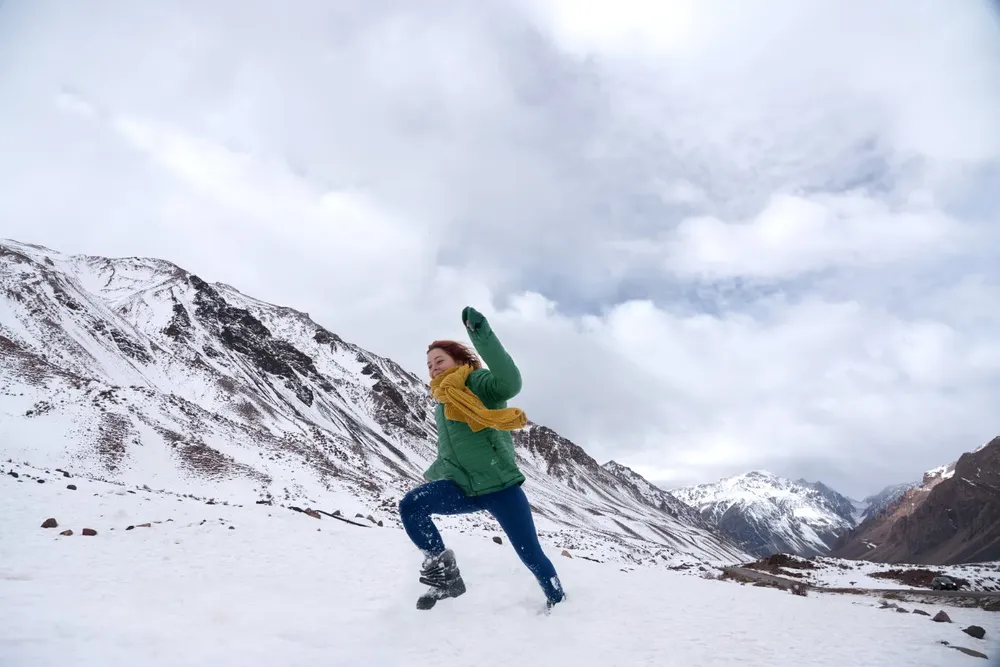 Nieve. Foto: Gobierno de Mendoza.