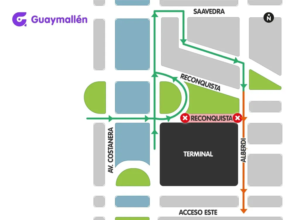 Guaymallen - corte Calle-Reconquista flyer