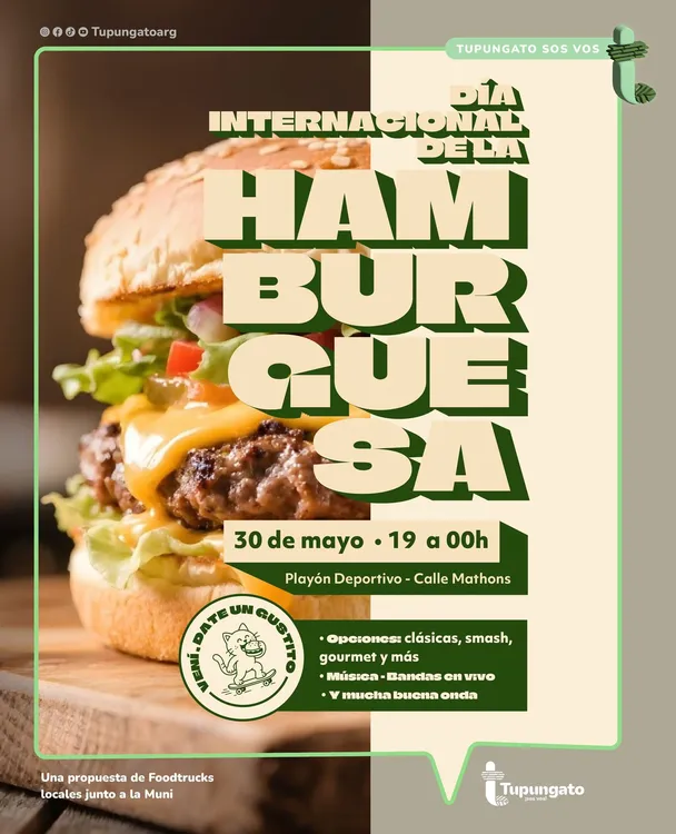 Tupungato - flyer hamburguesa