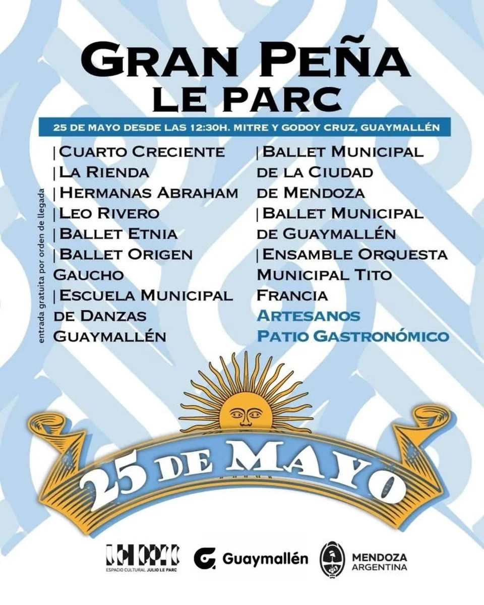 Guaymallén - Peña del 25 Le Parc flyer