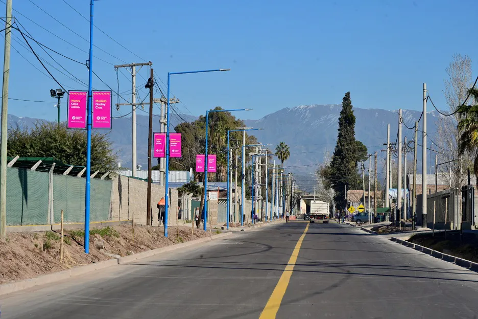 Reapertura Alsina. Foto: Municipalidad de Godoy Cruz.