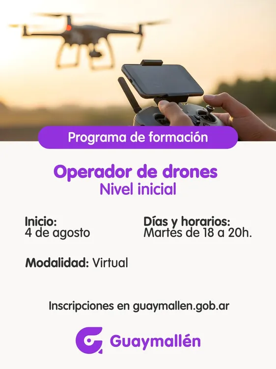 Guaymallén - Operador - Drones flyer