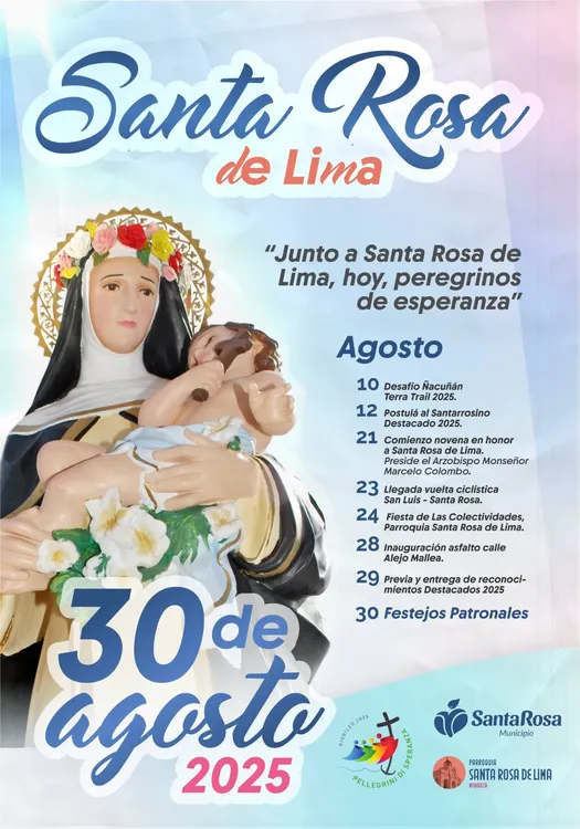 Santa Rosa de lima 5 presentación afiche