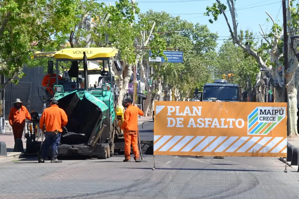 Plan de asfalto Maipú