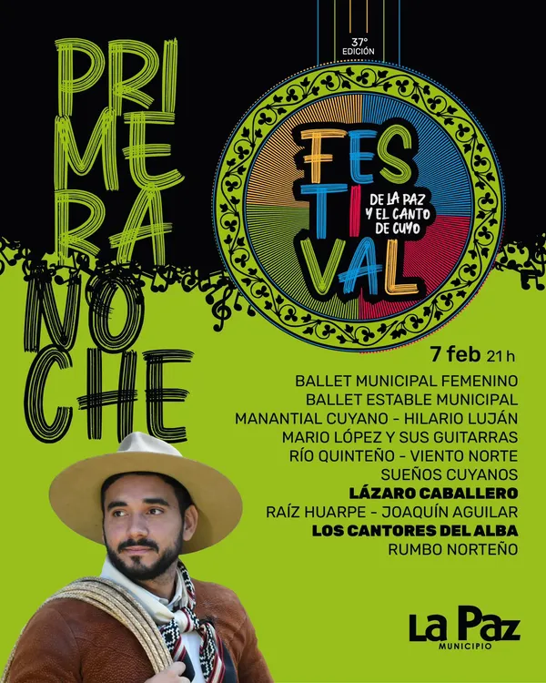 La Paz flyer festival 1