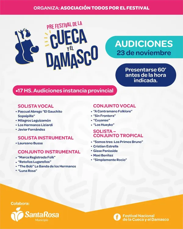 Pre Festival de la Cueca y el Damasco