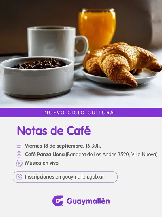 Guaymallén - Notas de café - flyer