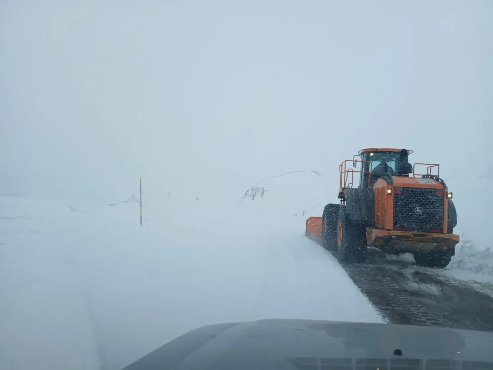 Paso Cristo Redentor con nieve 2
