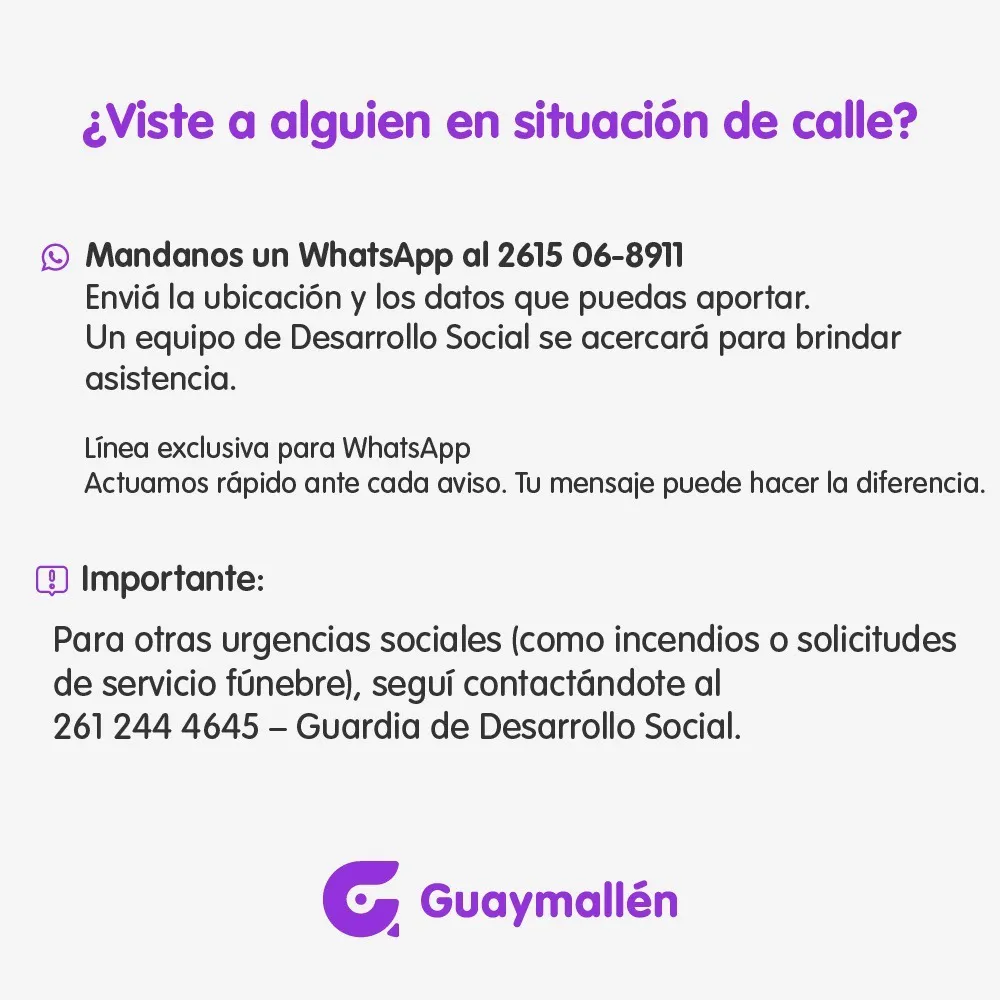 Guaymallen - situación de calle flyer