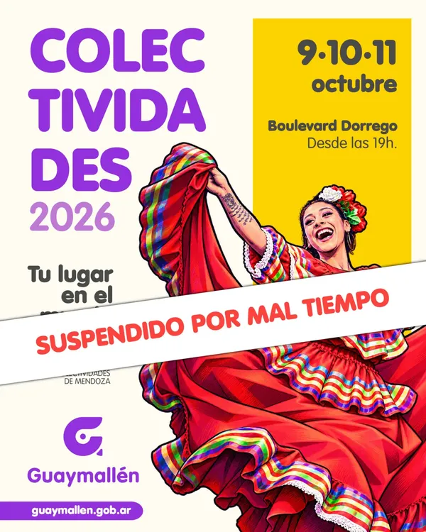 Guaymallén - colectividades flyer suspendido