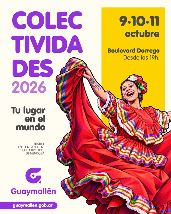 Guaymallén - colectividades 2026 - flyer