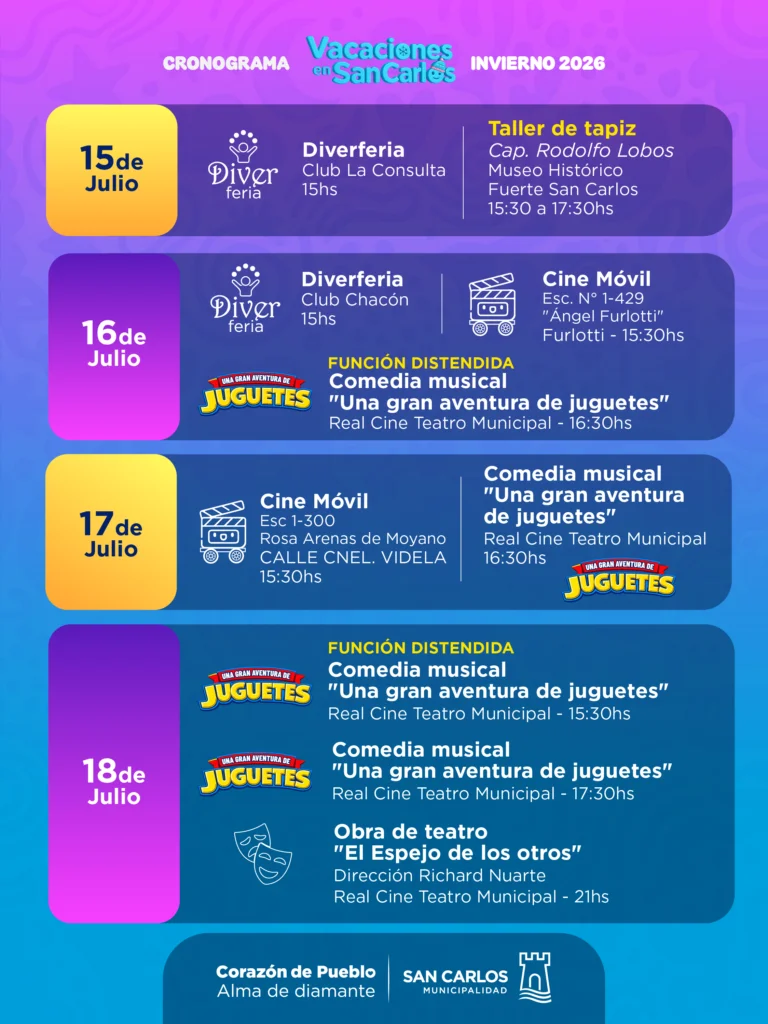 San Carlos - vaciones de invierno flyer 3