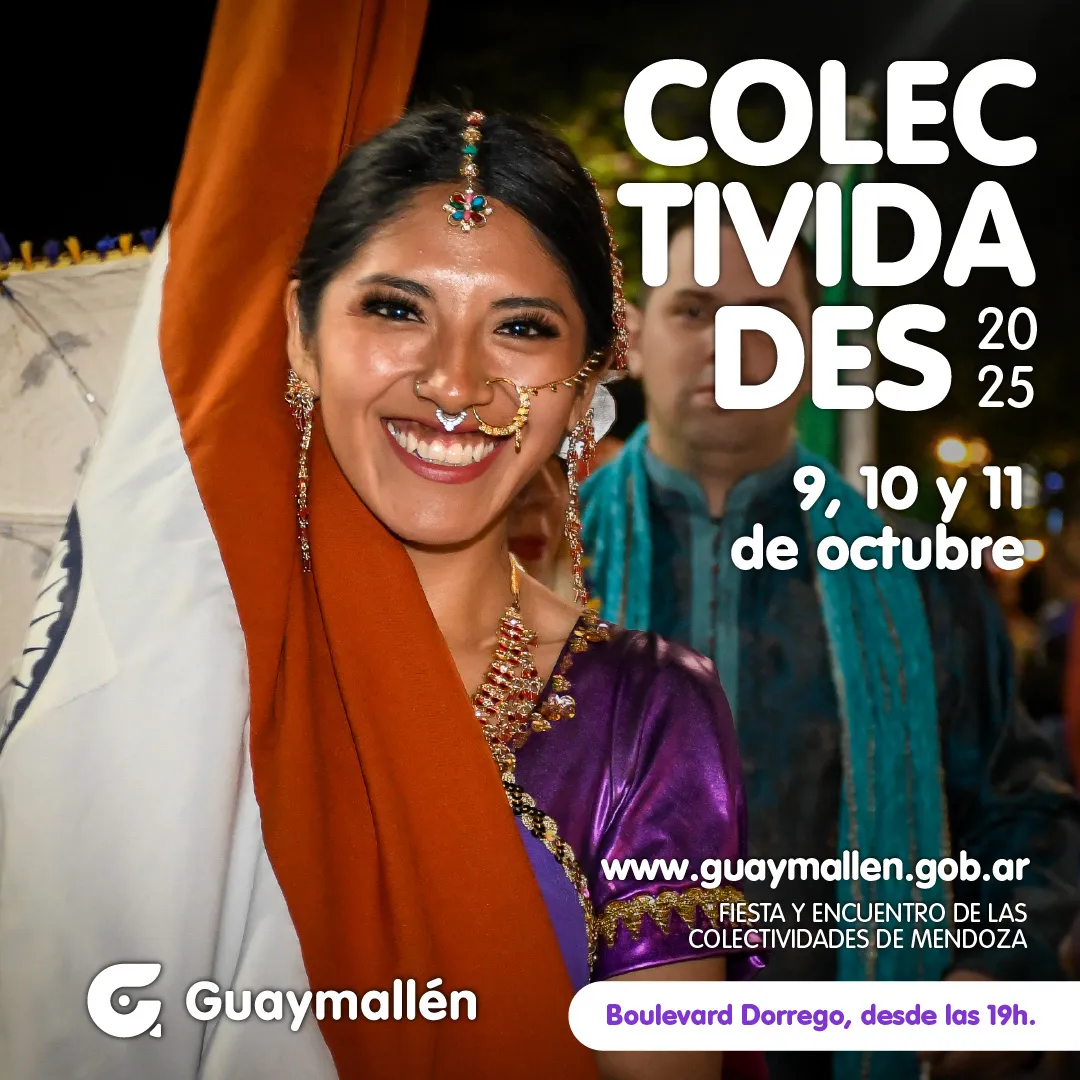 Guaymallén flyer colectividades 2025