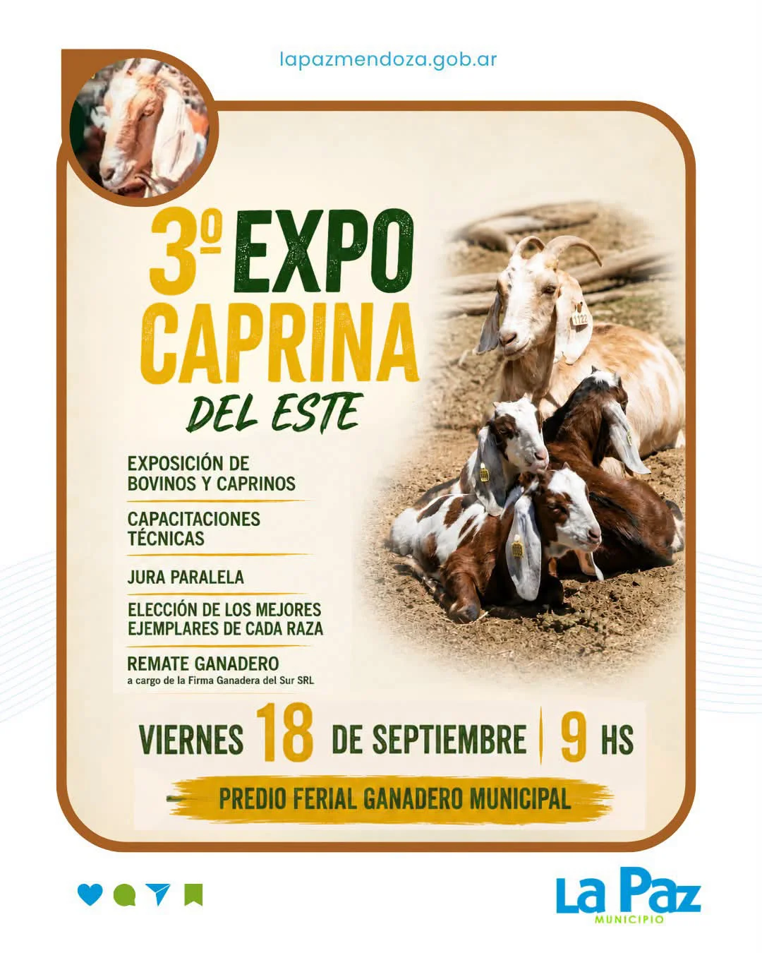 La Paz - exp caprina 2026 flyer