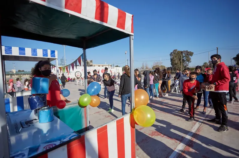Gran kermesse. Foto: Municipalidad de Las Heras.