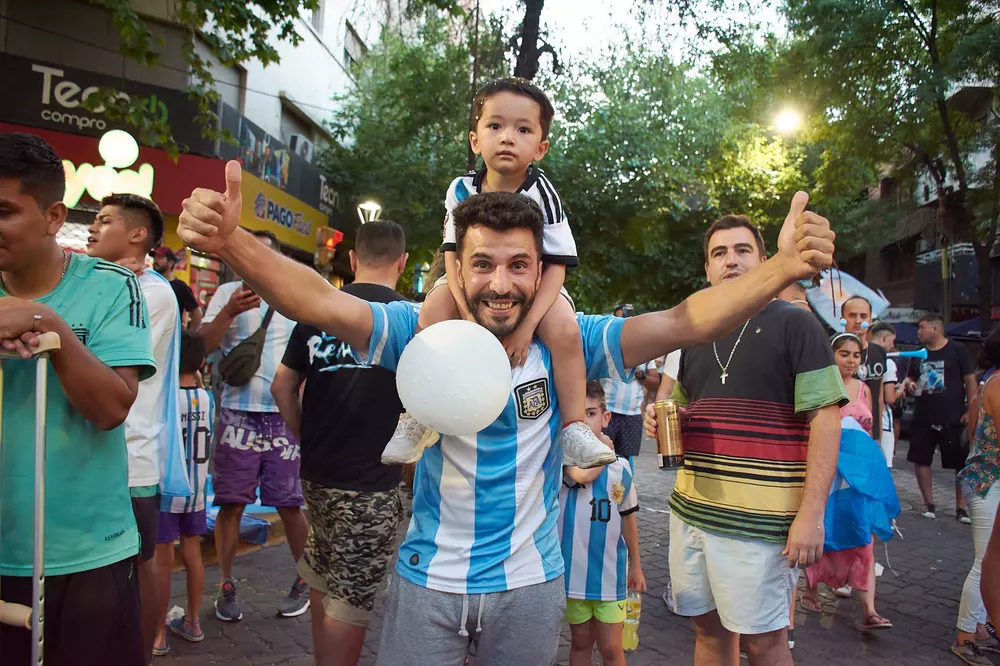 Festejos Argentina. Foto: Emilio Diumenjo.