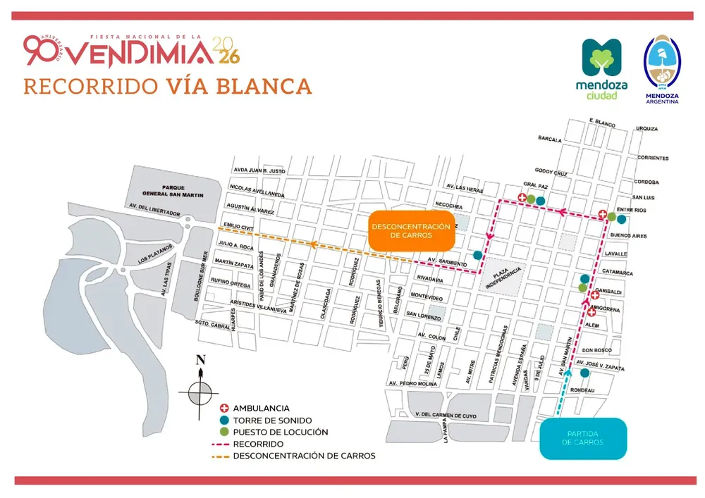 Recorrido - Via blanca 2026 - flyer
