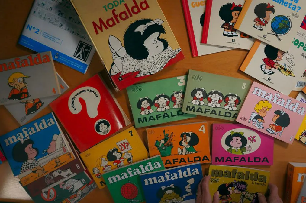 Portadas de Mafalda. Foto: Prensa.