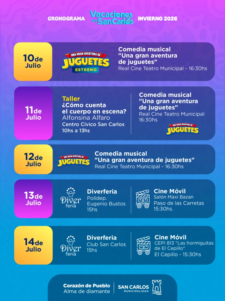 San Carlos - vaciones de invierno flyer 2