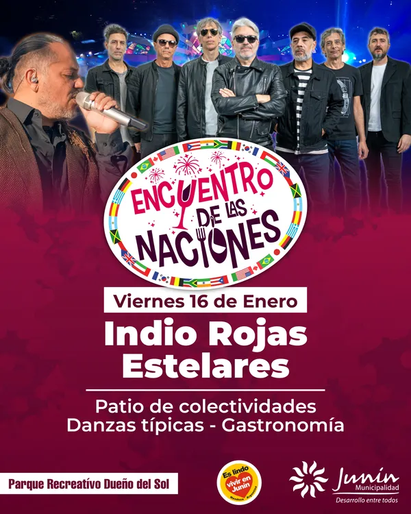 Junín - Encuentro de las Naciones viernes flyer