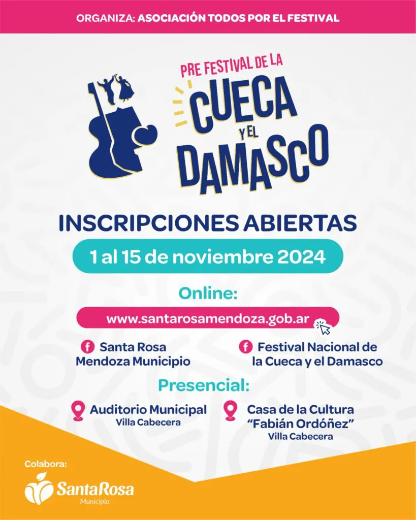 cueca y el damasco flyer pre