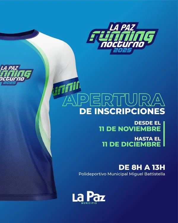 La Paz - running 2025 flyer