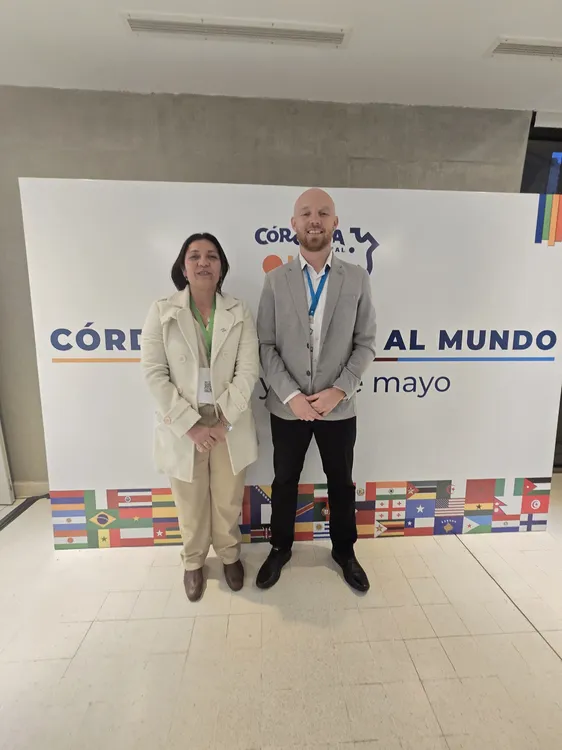 Paola Rodriguez junto a Esteban Allasino