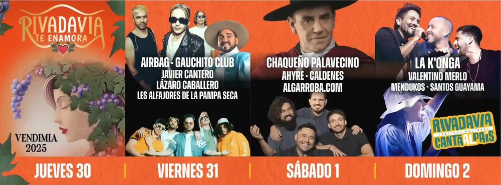 Rivadavia Canta al país flyer completo