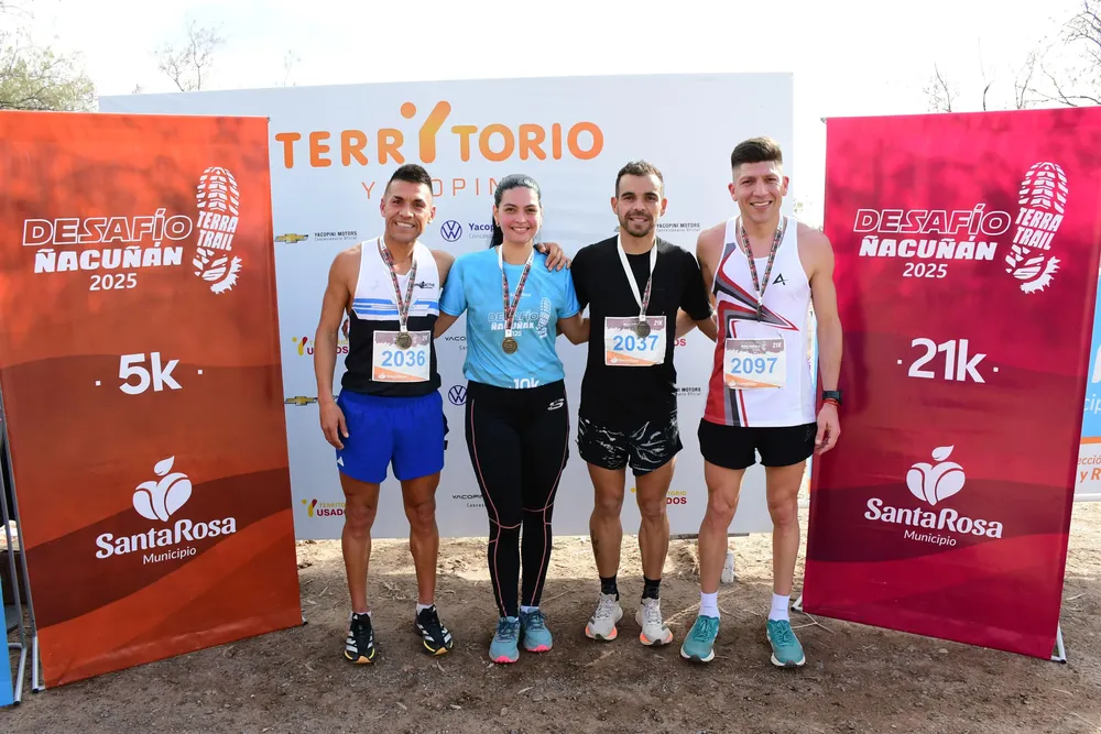 Santa Rosa - ñacuñan 2025 - Podio ganadores