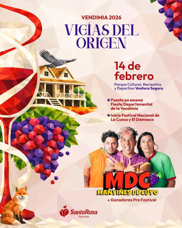Santa Rosa - flyer vendimia 2026