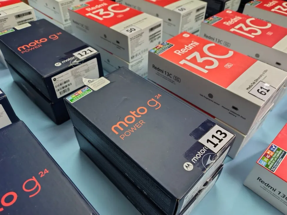 Celulares incautados