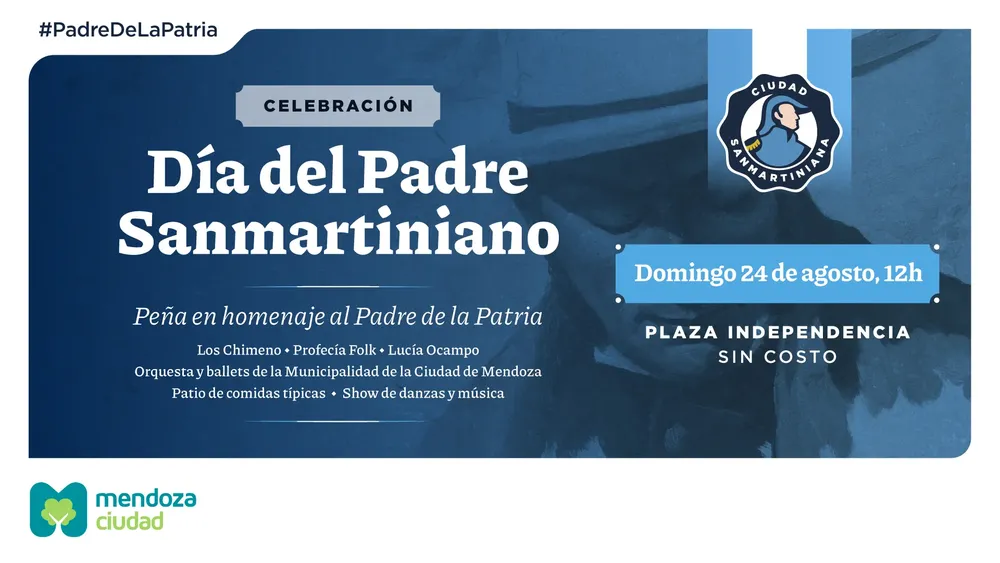 Ciudad flyer dia del padre sanmartiniano