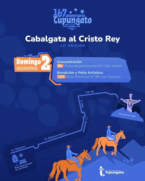 Cabalgata Cristo Rey flyer 1