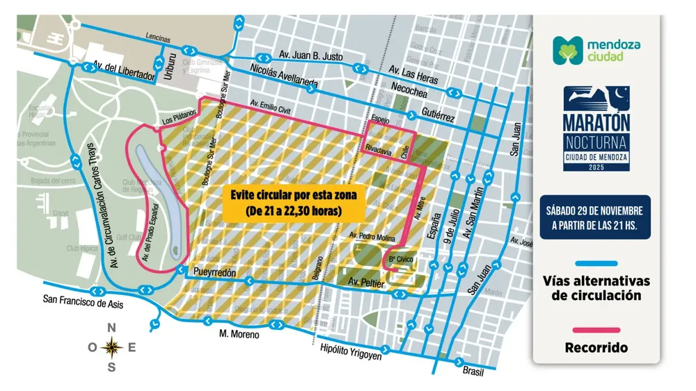 Ciudad - Maratón nocturna flyer