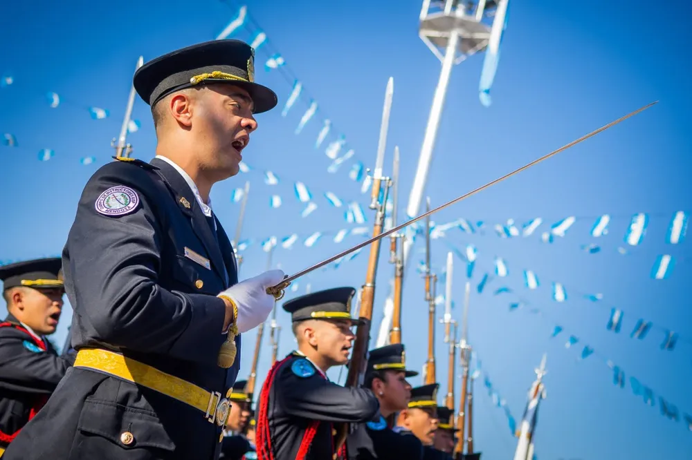 San Martín - jura cadetes día de la bandera