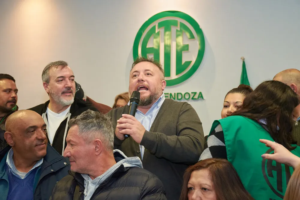 Presentación lista Verde ANUSATE - ATE. Foto: Emilio Diumenjo.