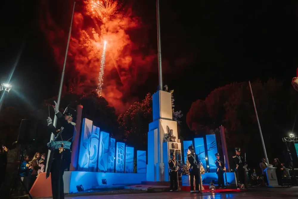 Tupungato - aniversario plaza y banda