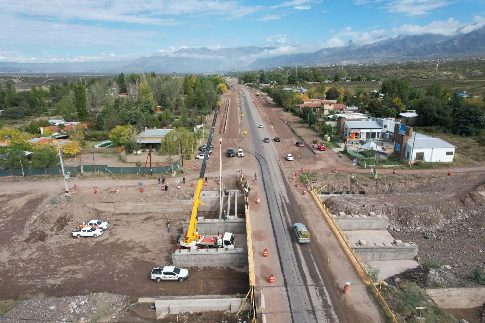 Obra ruta 82 - tramo a Cacheuta 3