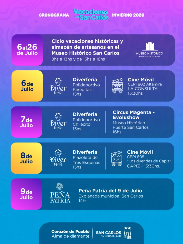 San Carlos - vaciones de invierno flyer 1